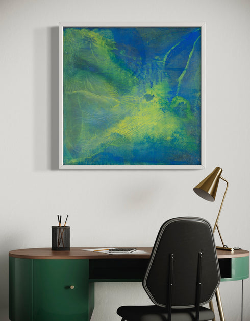 Green Machine | Framed Giclee Print on Canvas